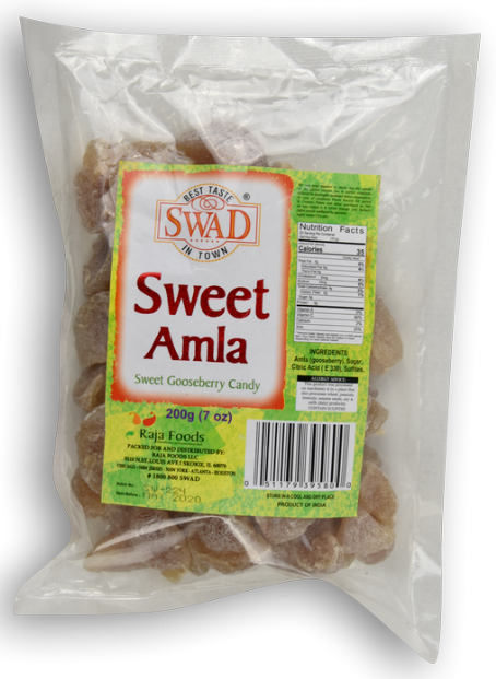 Swad süß Amla Süße Stachelbeere Süßigkeiten 7oz(200g)