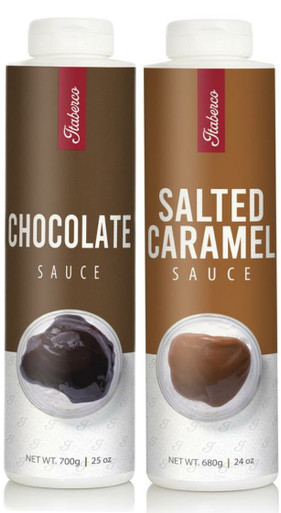 Itaberco Gesalzene Karamellsauce, Schokoladensauce, (2 Stück)