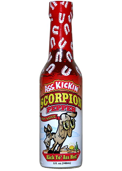 Ass Kickin' Skorpion Pfeffer Chilisauce, 5oz