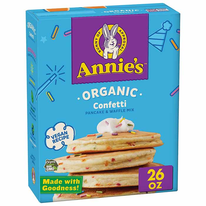 Annie's Homegrown Geburtstag Konfetti Pfannkuchen & Waffel Mischung, 26oz