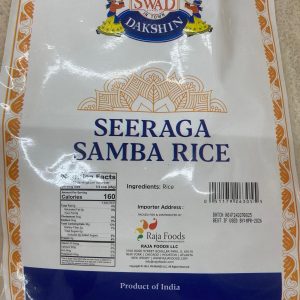 Swad Seeraga Samba Reis – 10lbs