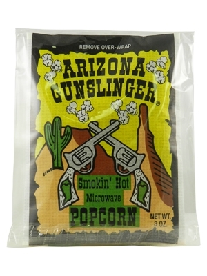 Arizona Gunslinger Smokin 'Hot Mikrowelle Popcorn, 3oz