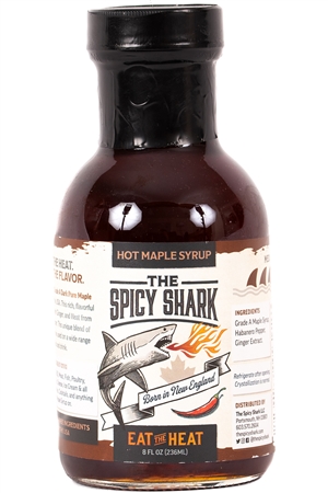 Spicy Shark Heißer Ahornsirup, 8oz