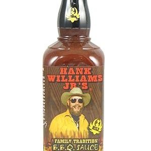 Hank Wiliiams Jr.’s Family Tradition mild BBQ Soße. – 16oz