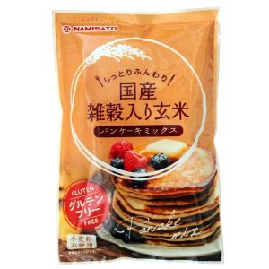 Namisato Gluten-freie braune Reismehl Instant Pfannkuchen Mischung – 200g