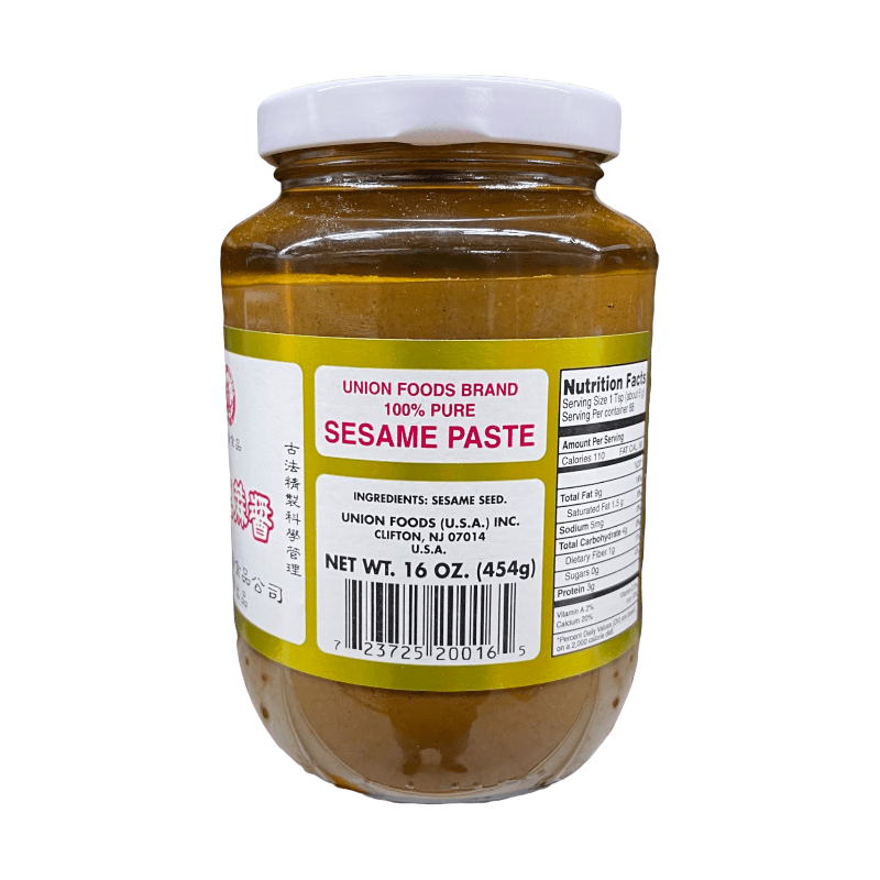 Union Foods Marke 100% reine schwarze Sesampaste