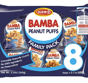 Osem Bamba gepufft Erdnuss-Snack, Familienpackung, (Packung mit 8 x 0,7oz Beutel)