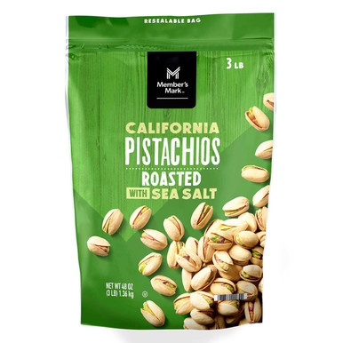 Member's Mark California Pistazien, geröstet mit Meersalz, 3 lb (48 oz)