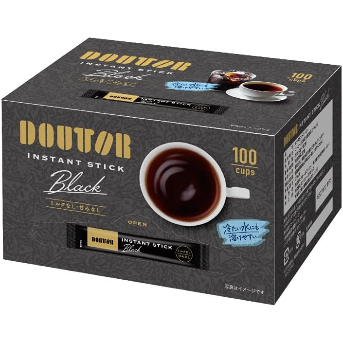 Doutor Stick Kaffee DT Instant S Schwarz AG 2g×100 Packungen Hergestellt in Japan – Tokyo Sakura Mall