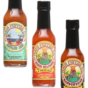 Maui Pfeffer scharfe Saucen Geschenk-Set, 3/ . – 5oz