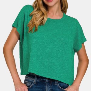 Kurzarm-T-Shirt mit Rundhalsausschnitt
