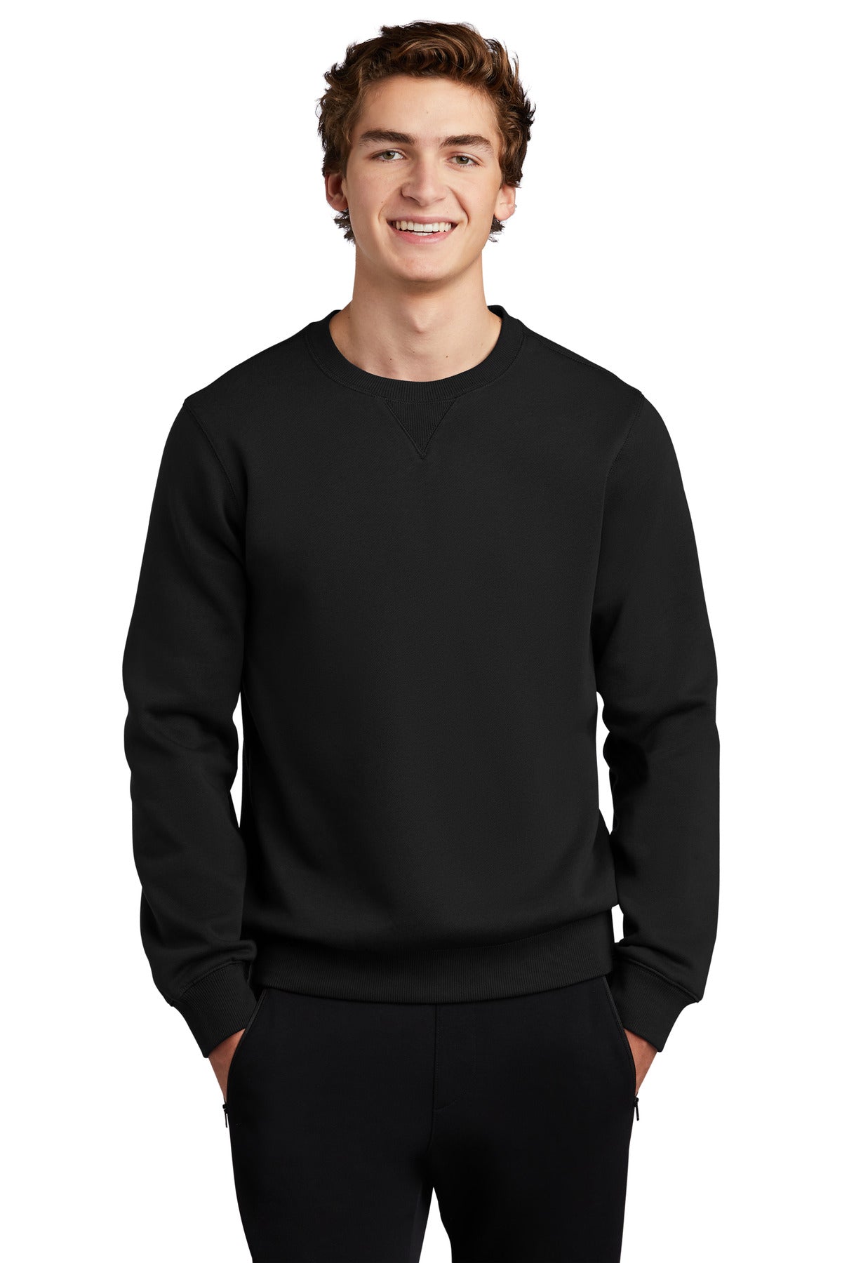 Sport-Tek Herren Pullover mit Rundhalsausschnitt