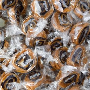 Schokoladenkaramellrollen