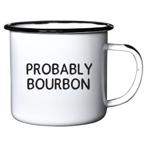 Swag Brewery – wahrscheinlich Bourbon Emaille Tasse