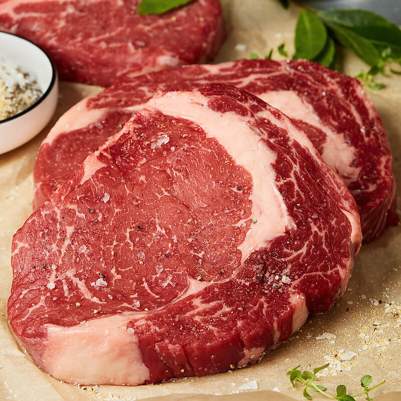 Geschenk verpackt USDA Prime Ribeye Steaks