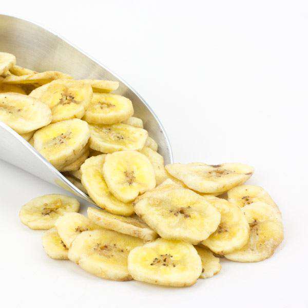 Bananenchips, gesüßt