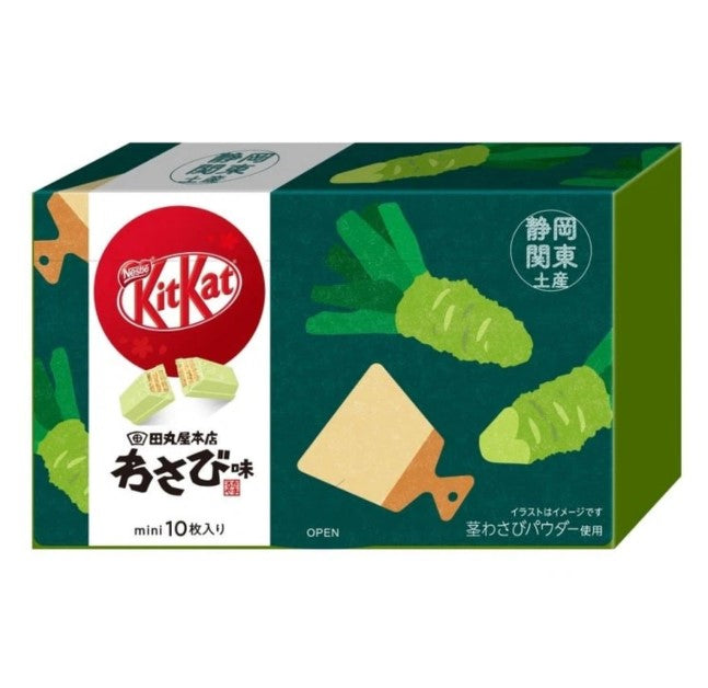 Nestle Kit Kat Mini tamaruya wasabi Geschmack 10 Stück in Japan – Tokyo Snack Land gemacht