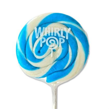 Hellblaue & weiße Whirly Pops – 1,5 oz