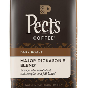 Peet’s Kaffee Major Dickason mischen ganze Bohnen dunkle Röstung, 32 Unzen.