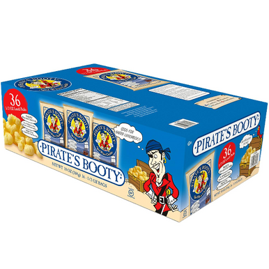 Pirate's Booty Alter Weiß Cheddar Puffs, 0,5 oz. (36 ct.)