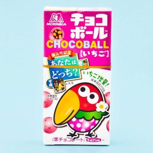 Morinaga Chocoball Erdbeeren
