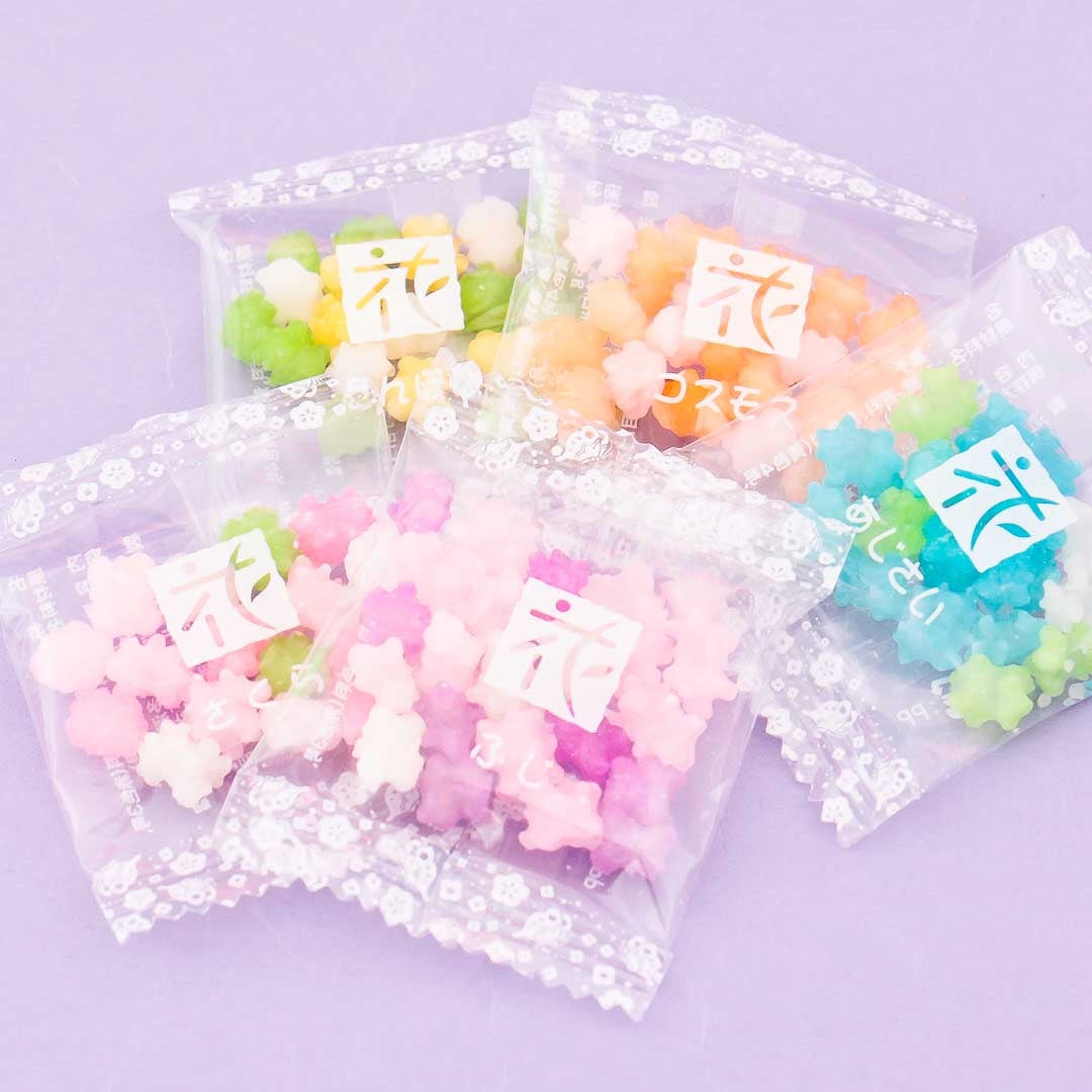 Buntes Konpeito Süßigkeiten Set – 5 Stück
