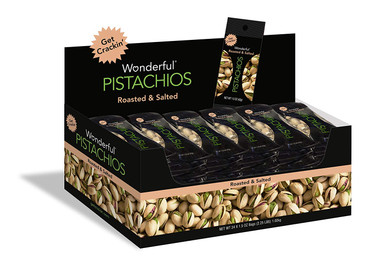 Wonderful Pistazien gebraten gesalzen, 1,5 Unzen (Packung mit 24)