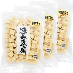 Shinano Yuki Freeze getrocknet koya tofu in japan gewürfelt geschnitten premium frisch quetschen x 3 beutel – tokyo sakura mall – 90g