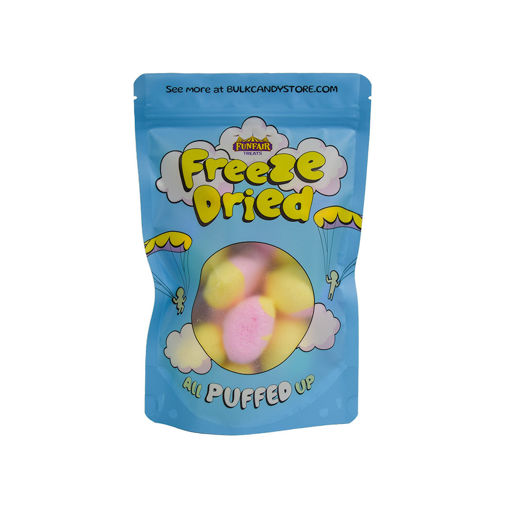 Freeze getrocknete Erdbeere Banane Salzwasser Taffy