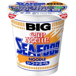 Nissin Big Cup Nudel Meeresfrüchte Japanisch Instant Ramen l-Größe 1 Tassen – Tokyo Snack Land