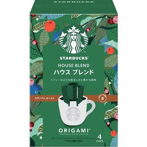 Starbucks Origami House Blend Drip Kaffee – limitierte Auflage in japan (4 Blatt) – tokyo sakura Mall