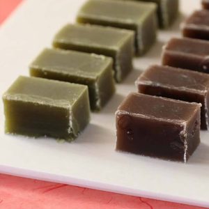 Traditional Ogiyokan from Saga Rote Bohne & Matcha (2-bar Set)