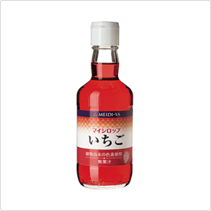 Meidi-ya, My Sirup, Korimitsu, uji Erdbeersirup, , für Kakigori, rasiertes Eis – 350ml