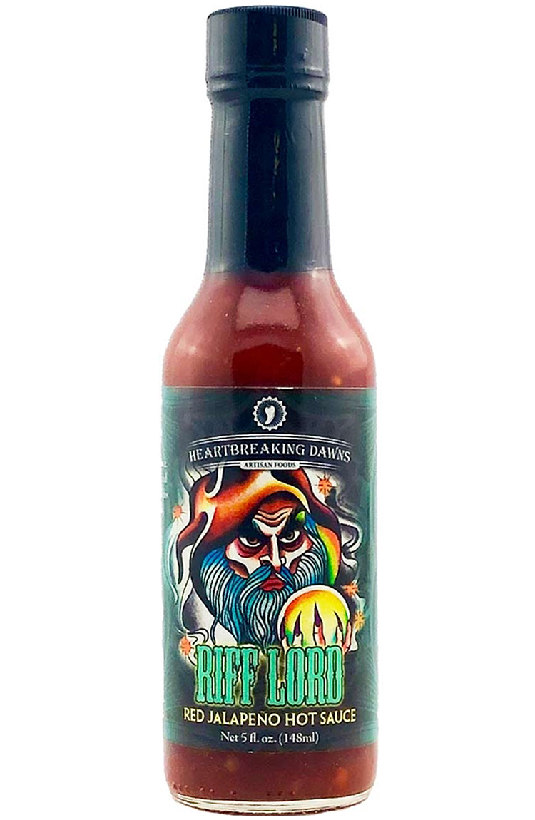 Herzzerreißende Morgendämmerung Riff Lord Rot Jalapeno Brot & Butter Sauce