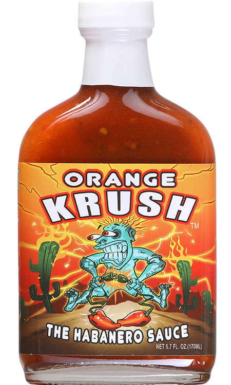 Orange Krush Die Habanero Sauce, 5,7 oz