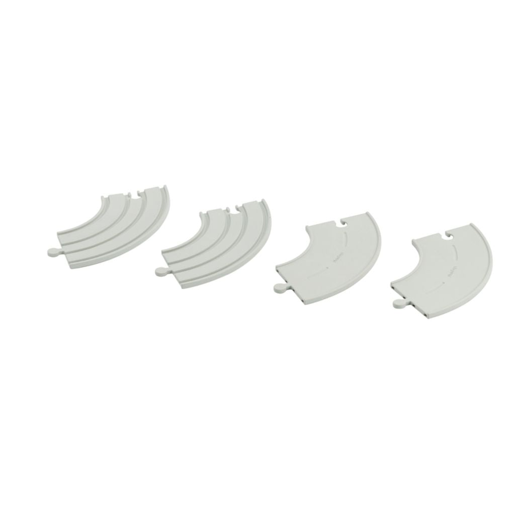 Gummi-Straßen- & Schienenverbreiterungsschienen – Set B