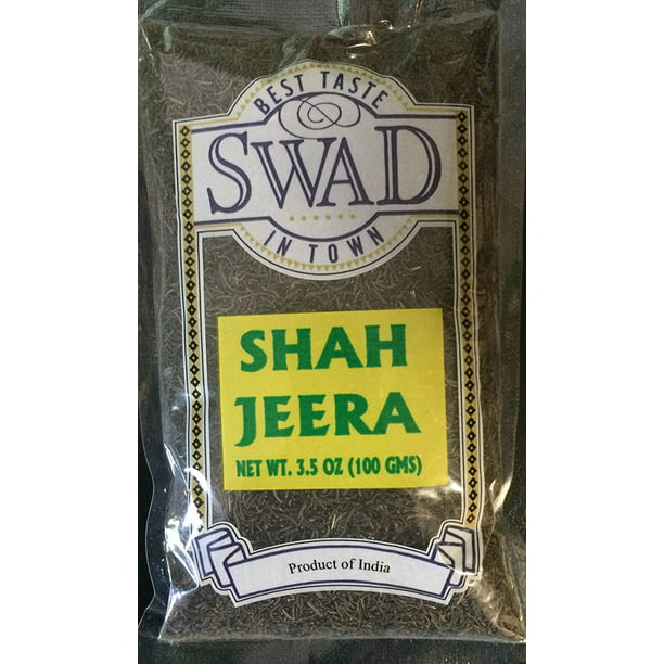 Swad Shah Jeera (Schwarze Kreuzkümmelsamen), 3,5 Unzen