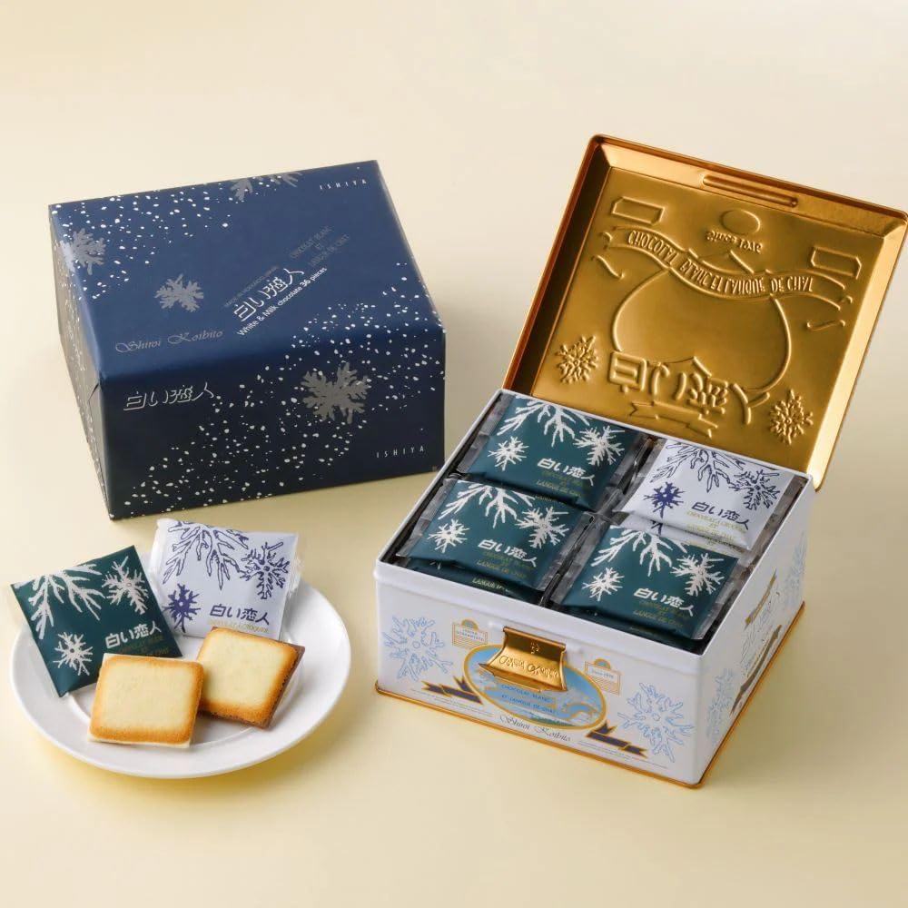 Shiroi Koibito Weiß Lovers Sweets 36 Packungen Keks Keks aus weißer Schokolade Japan – Tokyo Sakura Mall