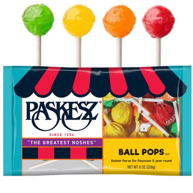 Paskesz Passah Lollipops Süßigkeiten, verschiedene Geschmacksrichtungen, 8 oz