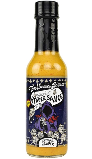 Torchbearer Knoblauch Carolina Reaper Chilisauce, 5oz