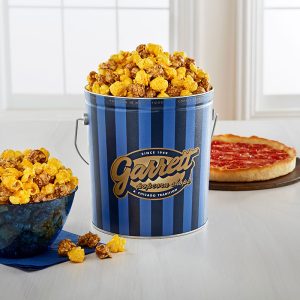 Garrett Popcorn klassische Zinn & 2 lou-Pizzas