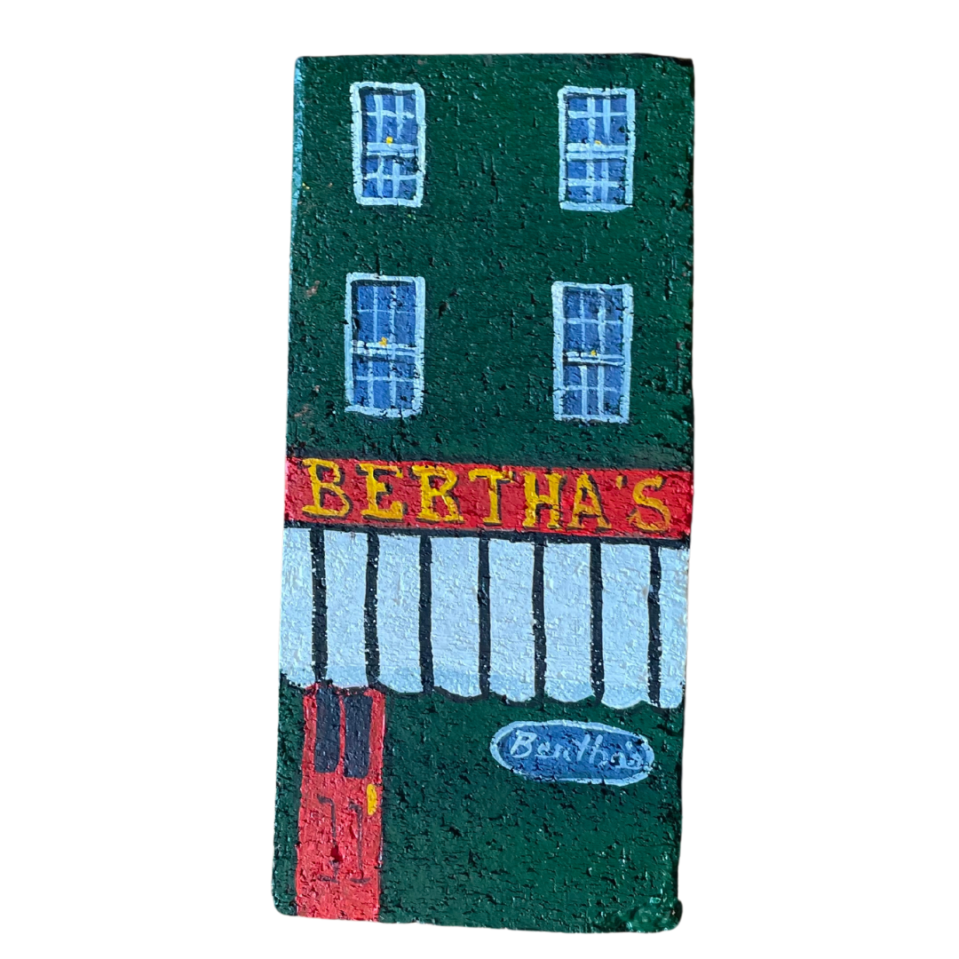Linda Amtmann Handgemalter Ziegelstein – Bertha's
