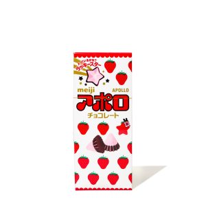 Meiji Apollo Erdbeerschokolade