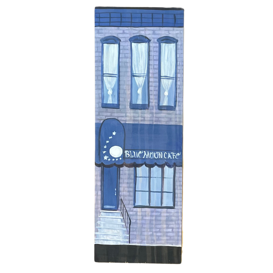 Linda Amtmann Holzplanken - Blauer Mond