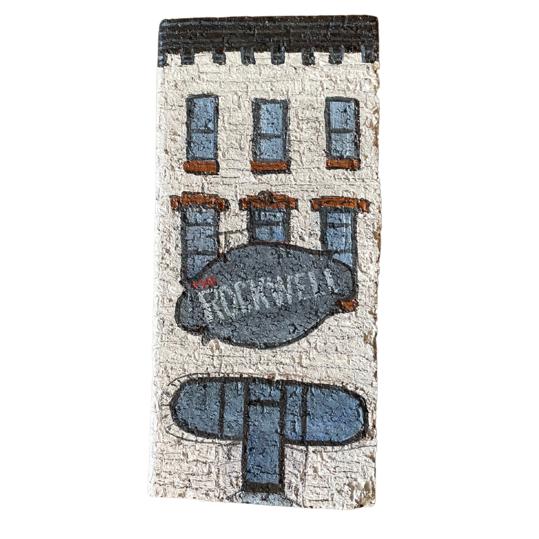 Linda Amtmann Handgemalt Brick- Rockwell