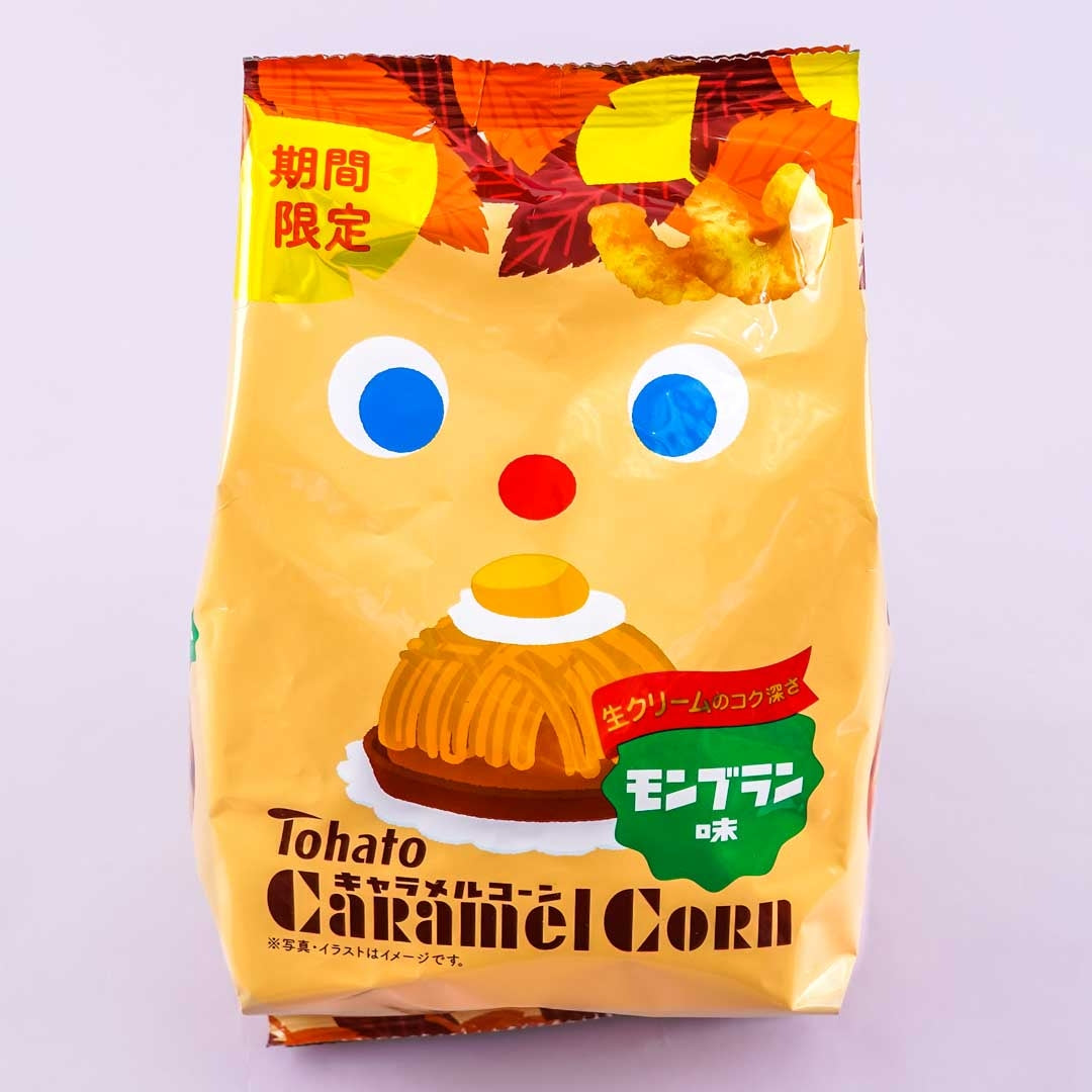 Tohato Karamell-Mais – Kastanien-Mont Blanc