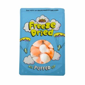 Freeze getrocknete Orangen-Vanille Salz Wasser taffy