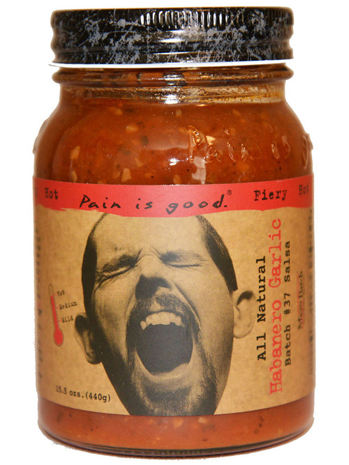 Pain Is Good Charge #37 Habanero Knoblauch Salsa, 15.5oz