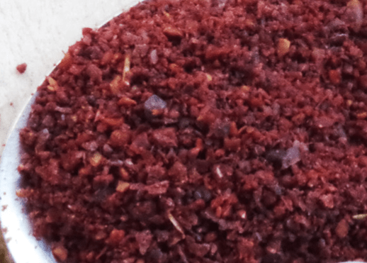 Sumac Beeren, gemahlen