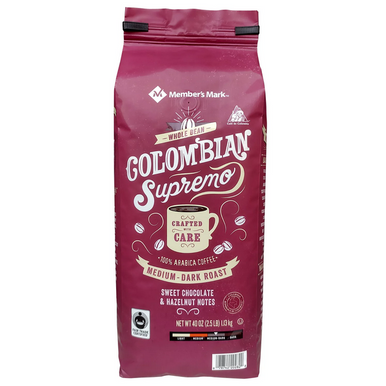 Member's Mark Kolumbianischer Supremo Vollkornkaffee (40 oz.)
